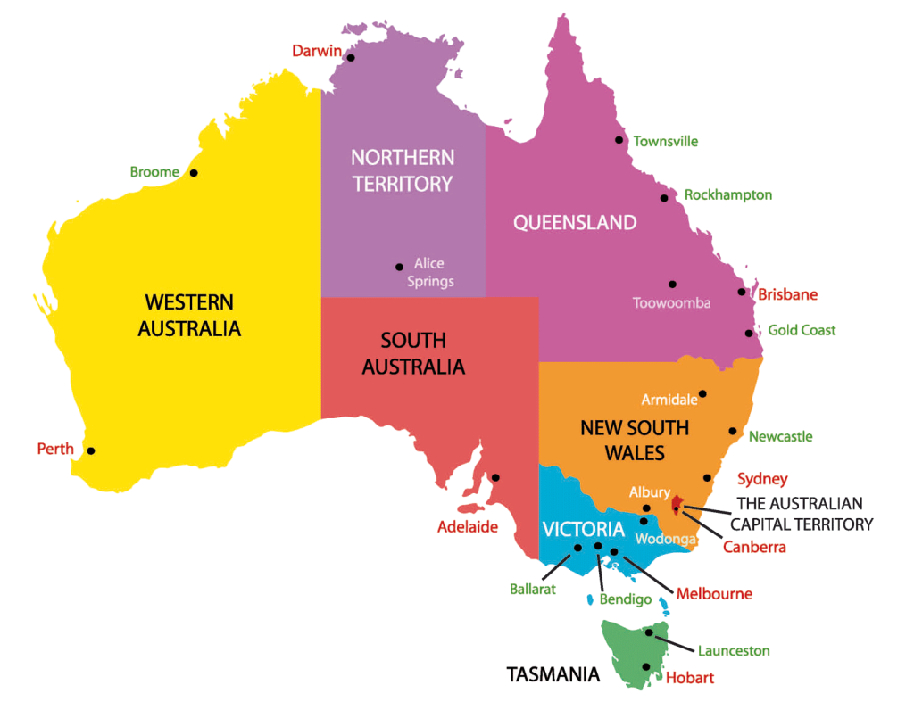 Những Điều Cần Nắm Trước Khi Đi Du Học Úc 2 My Australian Property - ban do nuoc uc