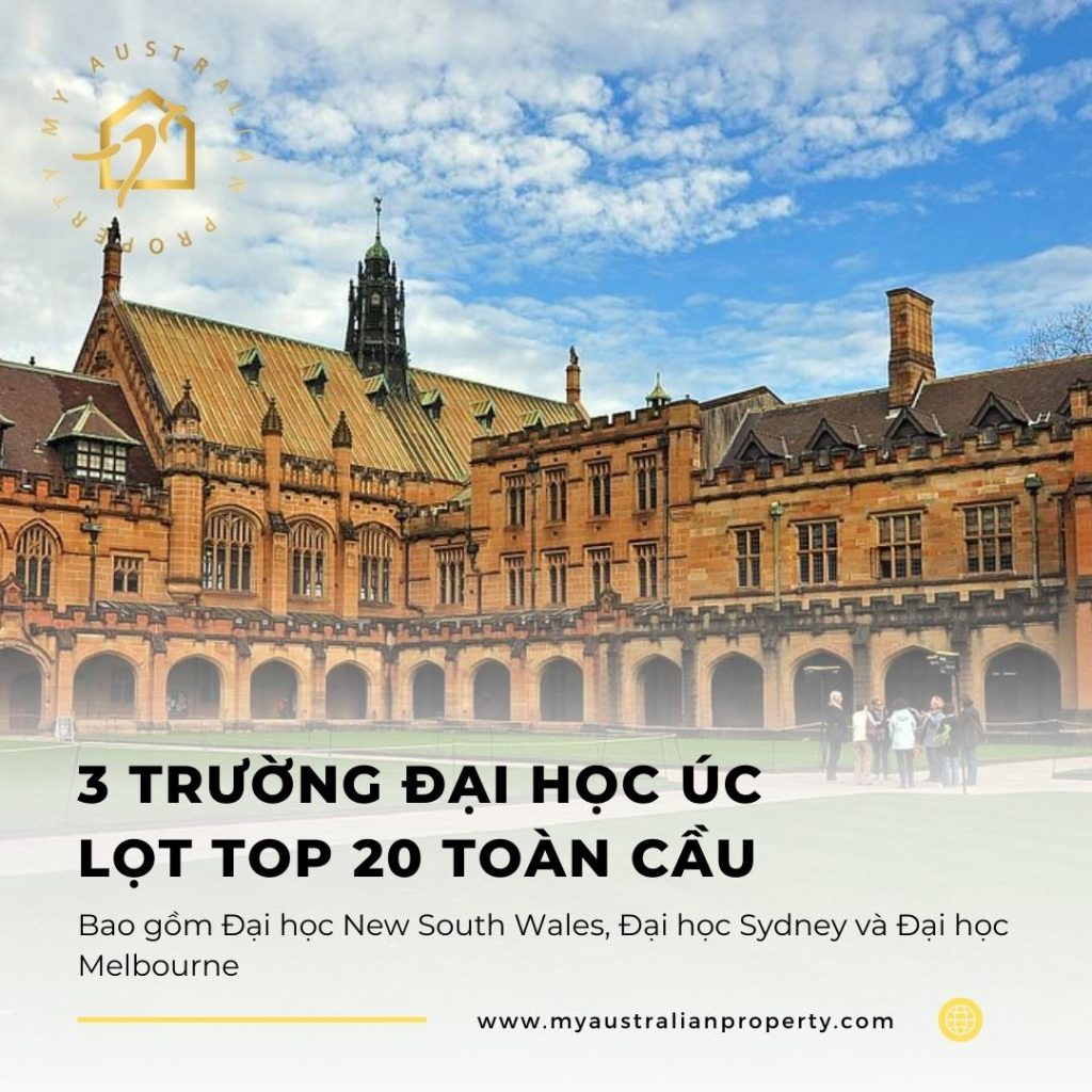 3 Trường Đại Học Úc Lọt Top 20 Toàn Cầu