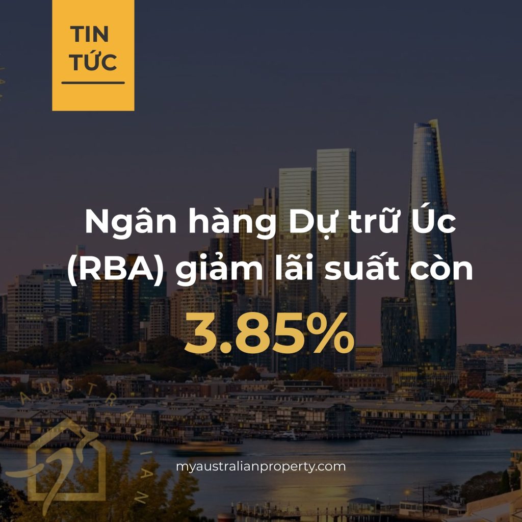 RBA giảm lãi suất tín hiệu mới cho thị trường bất động sản Úc năm 2025