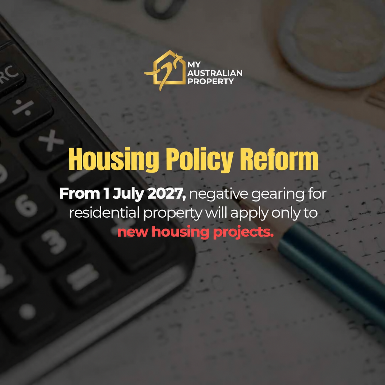 Australian Federal Budget 2026 - What are the advantages for Australian real estate investors 1 Housing policy reform
